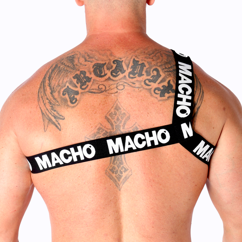 MACHO - HARNAIS ROMAIN BLANC S/M – Image 5