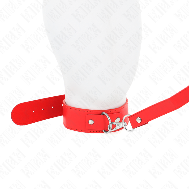 Kink - Collier Avec Ceinture 116 CM Bracelet Rojo Ajustable 32-50 CM X 8 CM | SexDelice – Image 6