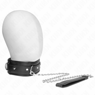 Kink - Collier Avec Bracelet Imitation Cuir Éponge Modèle 3 Réglable 37-54 CM X 3 CM | SexDelice