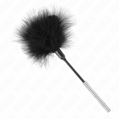 Kink - Plumes Chacouillées Avec Manche Strass 27 CM | SexDelice