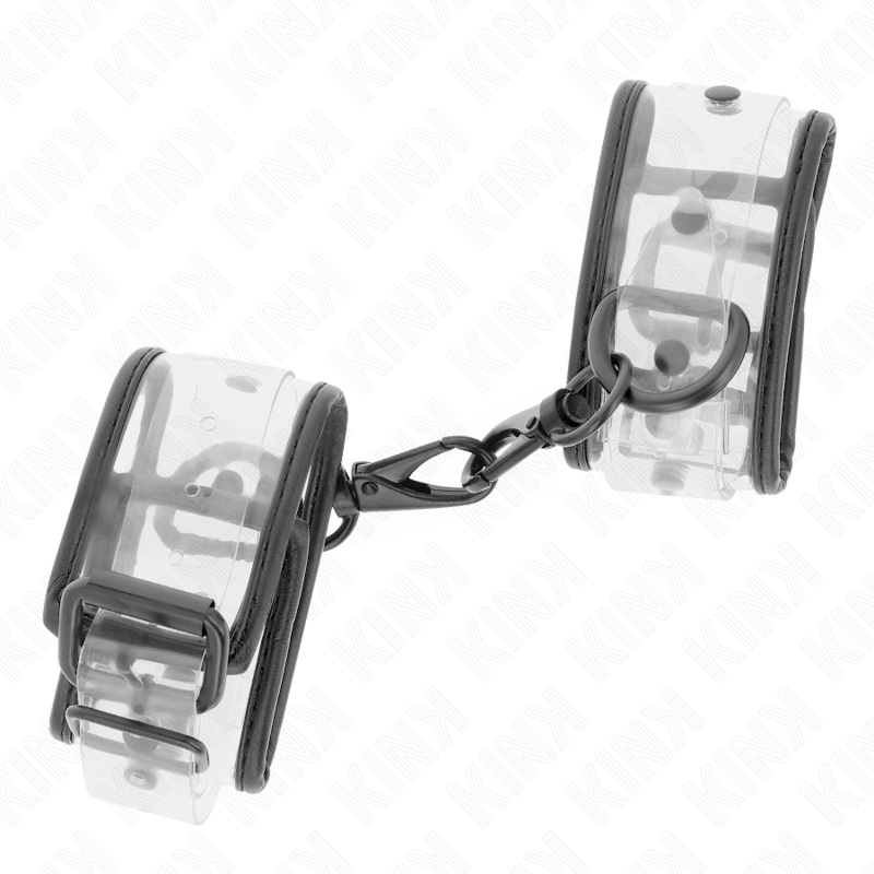 KINK - POIGNETS TRANSPARENTS AJUSTABLES 18-30 CM X 5,5 CM – Image 3