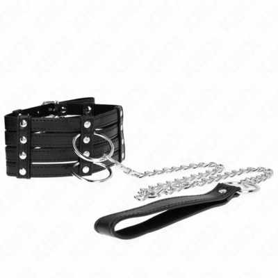 Kink - Collier Avec Ceinture 65 CM Sub Style Ajustable 35-51 CM X 7 CM | SexDelice