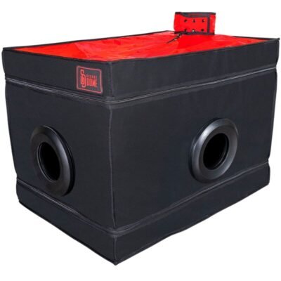 Secret Dome - Kink Club La Niche Cabine Noir Et Rouge | SexDelice