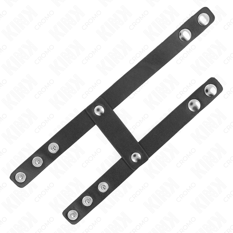 KINK - ANNEAU PÉNIS DOUBLE EN CUIR RÉGLABLE – Image 9