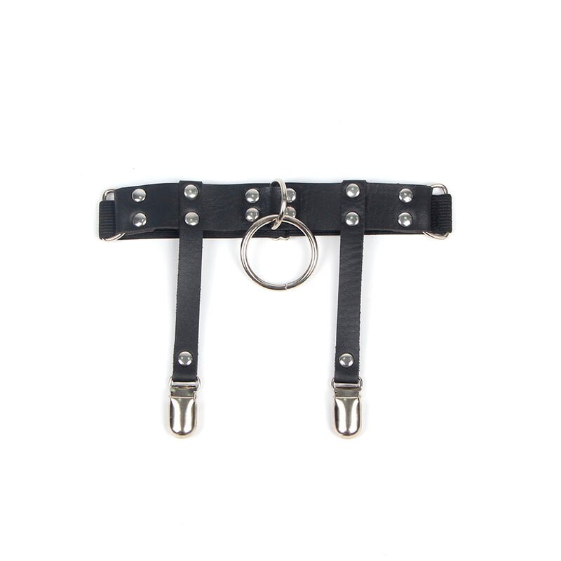 Subblime - 953744 Jarretelle Punk En Cuir Ajustable Noir Taille Unique | SexDelice – Image 7