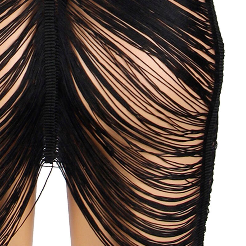 SUBBLIME - 954239 ROBE À BRETELLES + STRING NOIR L/XL – Image 6