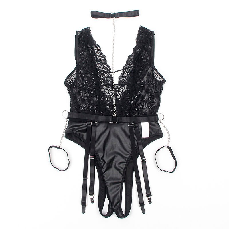 Subblime - 954383 Body Sexy Avec Porte-Jarretelles Noir S/m | SexDelice – Image 6