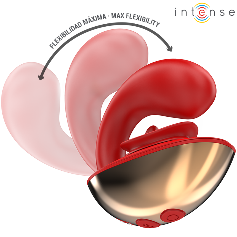 Intense - Vibrateur & Stimulateur Mariah En Forme De U 10 Vibrations Rouge | SexDelice – Image 7