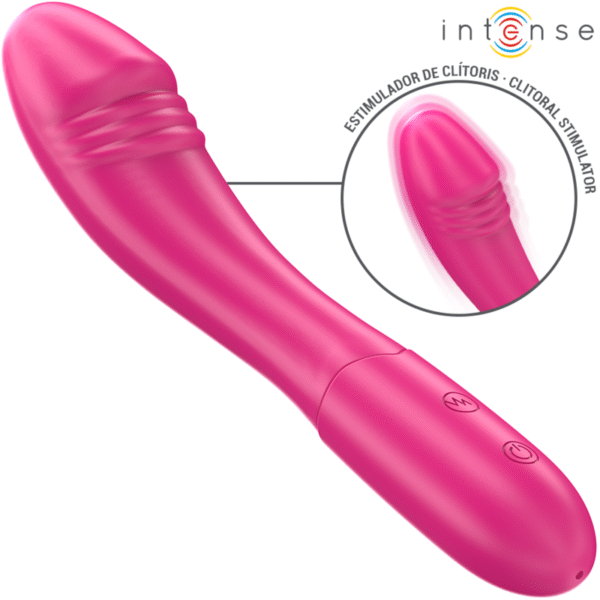 Intense - Belinda Vibrateur 19 CM Flexible 10 Vibrations Rose | SexDelice
