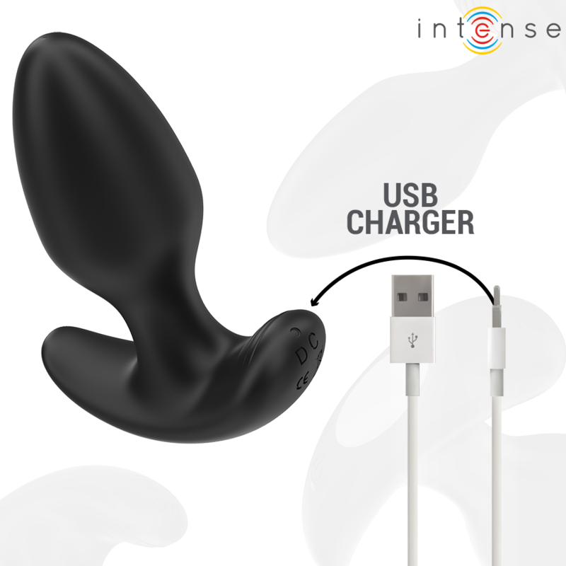 INTENSE - JOEY ANAL PLUG 10 VIBRATIONS NOIR TÉLÉCOMMANDE – Image 6