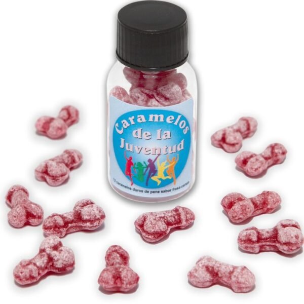 Diablo Picante - 12 Bonbons Jeunesse Forme Pénis Fraise/cerise | SexDelice