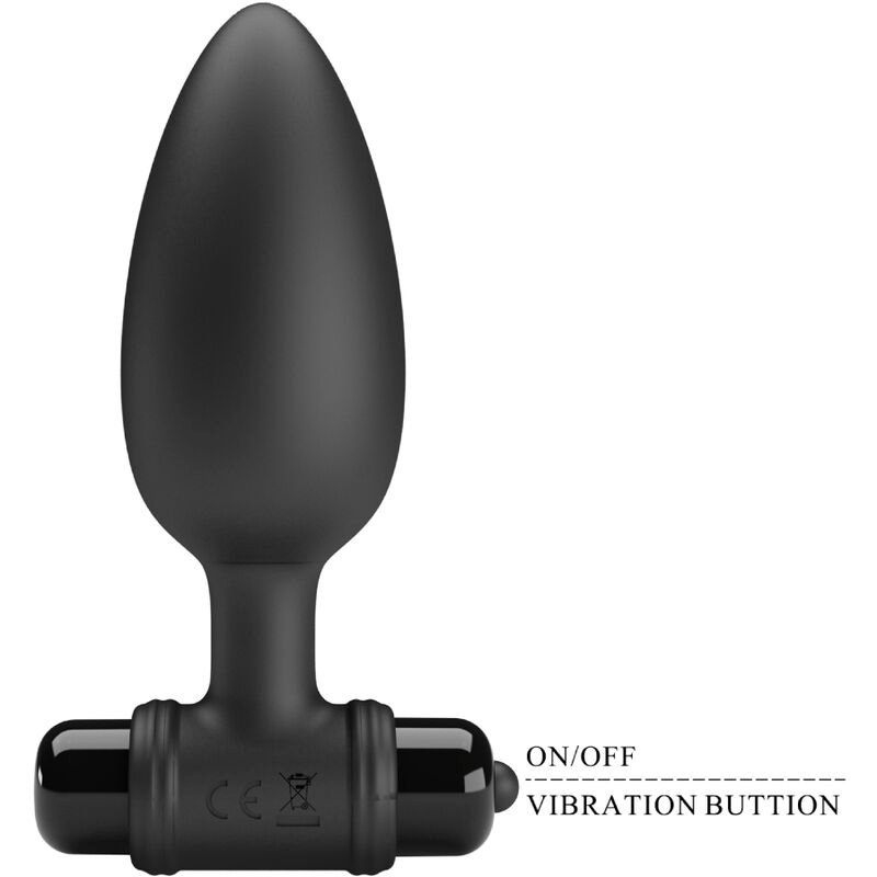PRETTY LOVE - VIBRA BUTT PLUG 2 PLUG ANAL 10 VIBRATIONS NOIR – Image 5