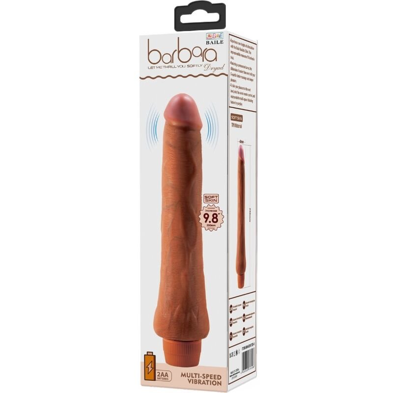 Baile - Vibrateur Réaliste Dryade 25 CM Mulâtre | SexDelice – Image 7