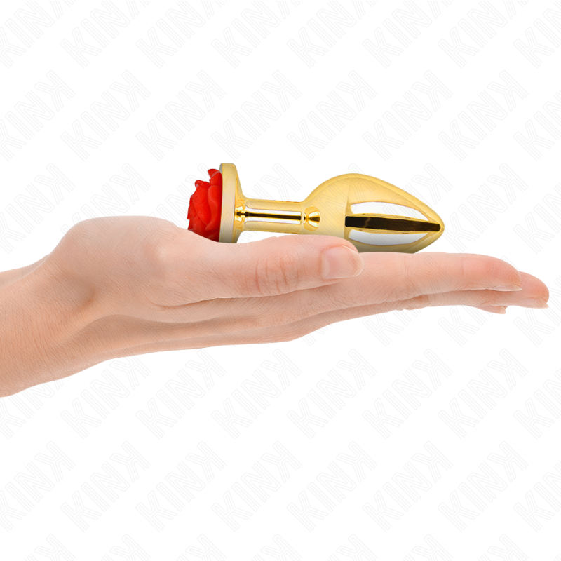 KINK - PLUG ANAL OR ROSE ROUGE TAILLE M – Image 4