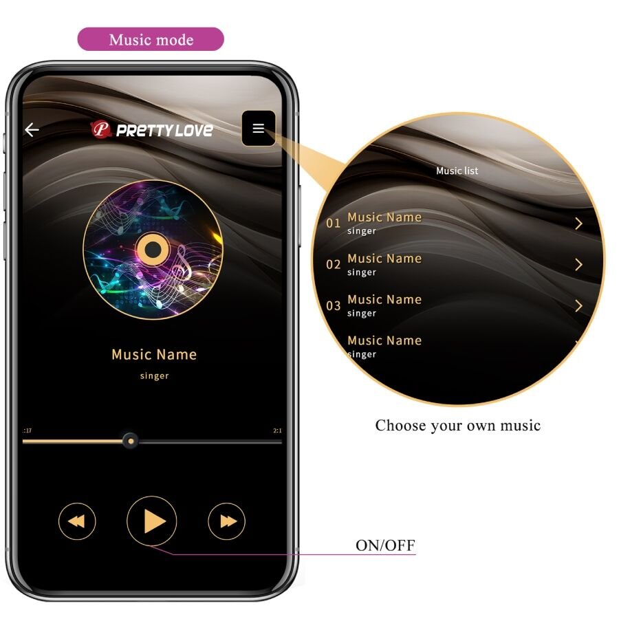 Pretty Love - Vibrateur Contrôlé Par Application Leviathan Violet | SexDelice – Image 17