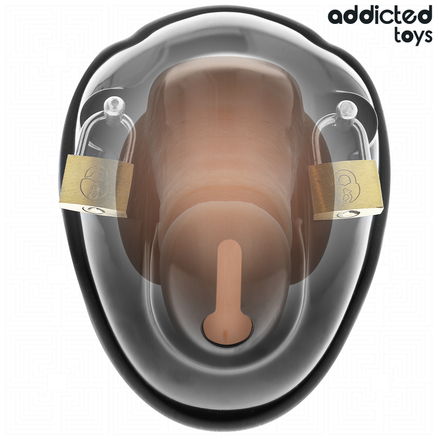 ADDICTED TOYS LOCKED - À PÉNIS VERROUILLÉE SANS CLÉ 11,5 CM – Image 4
