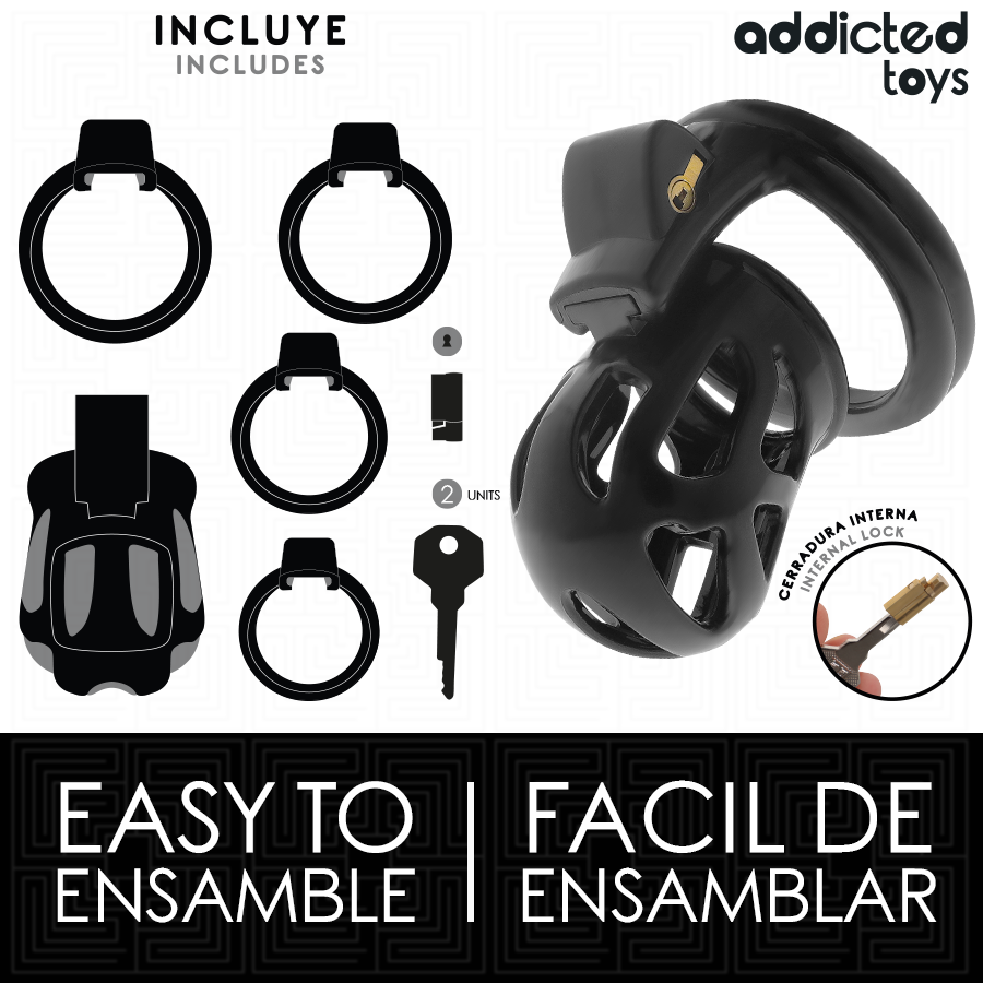 Addicted Toys Locked - Cage À Pénis Silencieuse 7,5 CM | SexDelice – Image 5