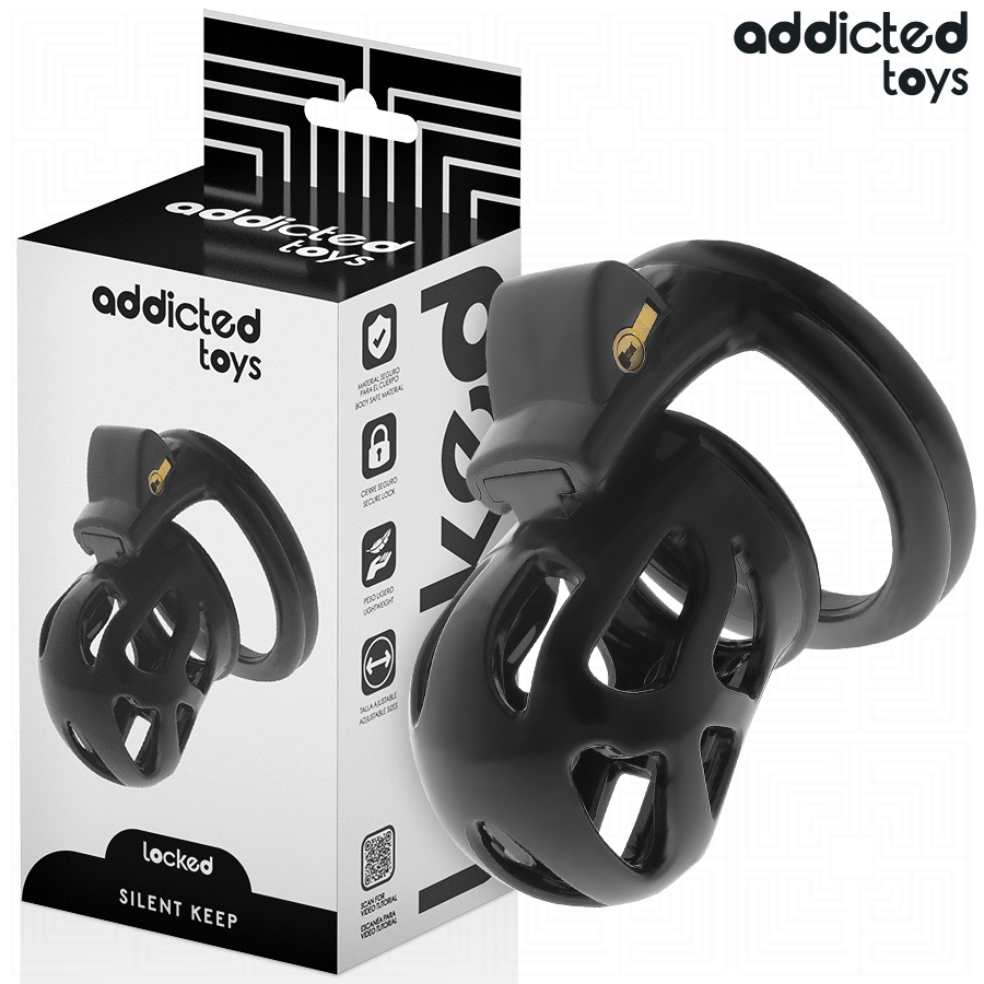 Addicted Toys Locked - Cage À Pénis Silencieuse 7,5 CM | SexDelice
