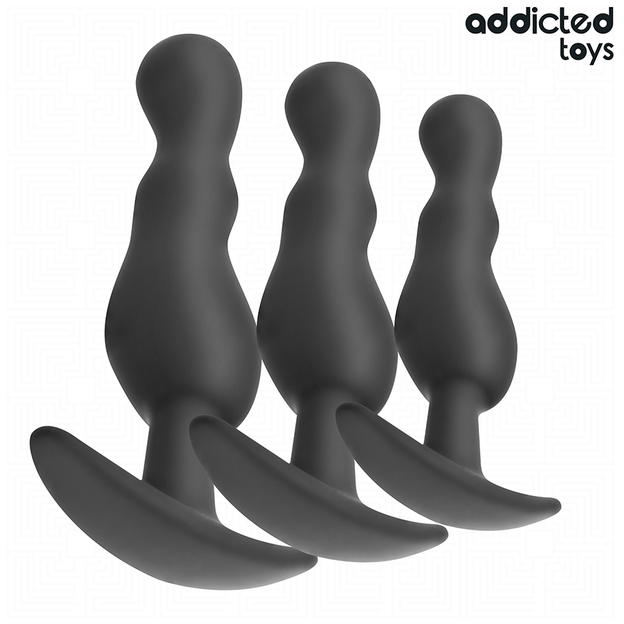 ADDICTED TOYS - LOT DE 3 PLUG ANAL MODÈLE 1 – Image 3