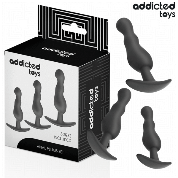 ADDICTED TOYS - LOT DE 3 PLUG ANAL MODÈLE 1