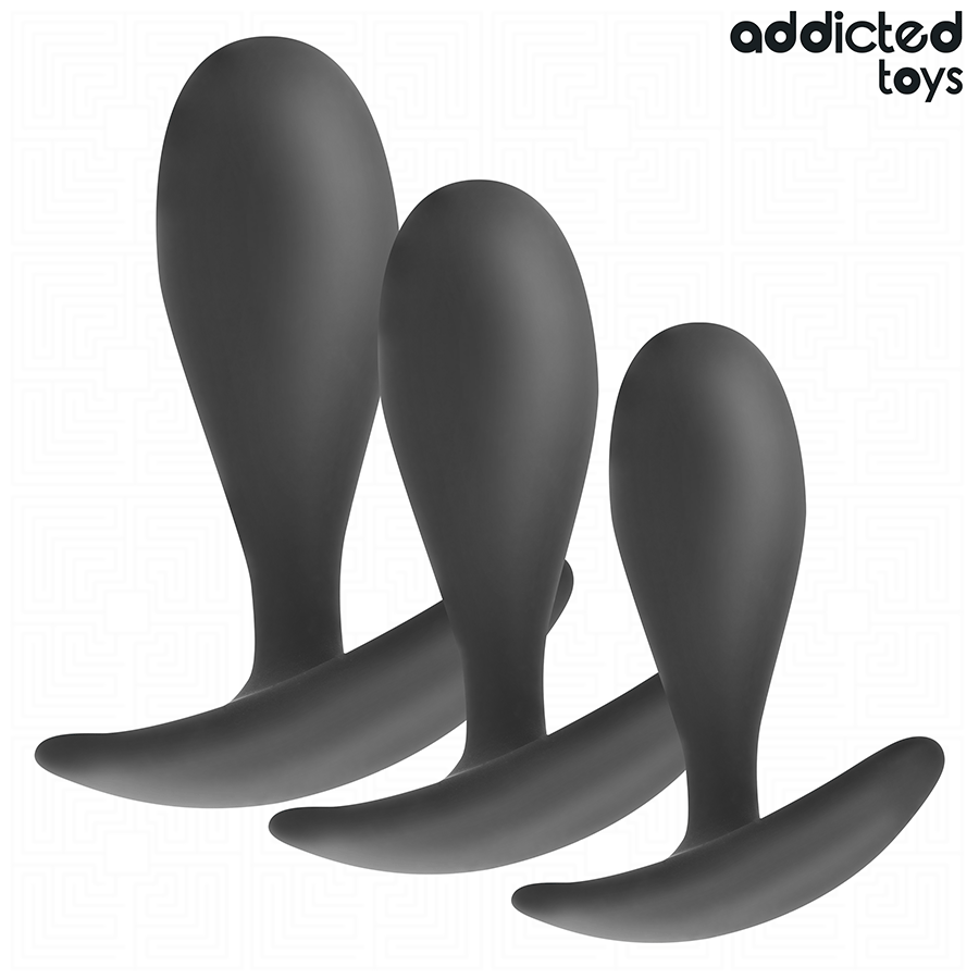 ADDICTED TOYS - LOT DE 3 PLUG ANAL MODÈLE 2 – Image 3