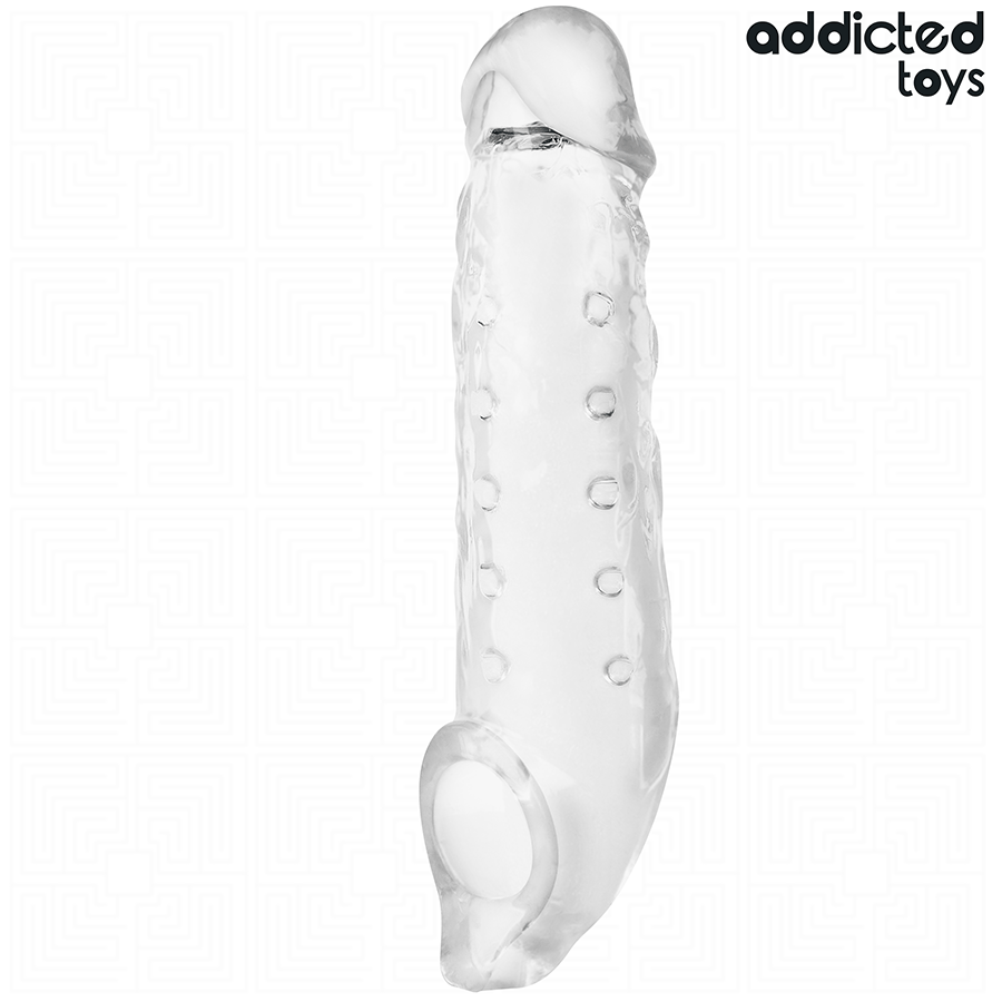 ADDICTED TOYS - EXTENSION DE PÉNIS TRANSPARENTE TAILLE S 23 CM – Image 3
