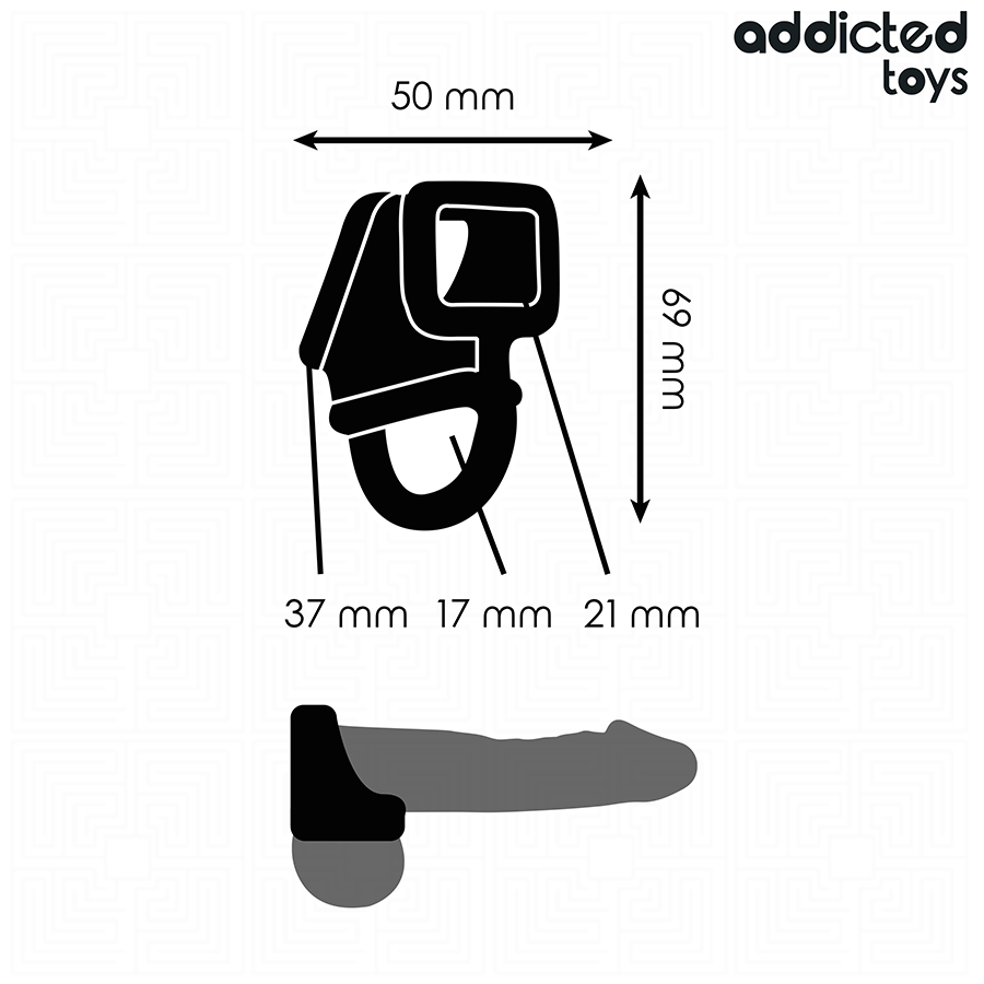 ADDICTED TOYS - ANNEAU POUR CAGE À PÉNIS – Image 5
