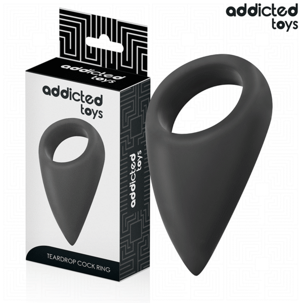 ADDICTED TOYS - ANNEAU PÉNIS EN FORME DE LARME