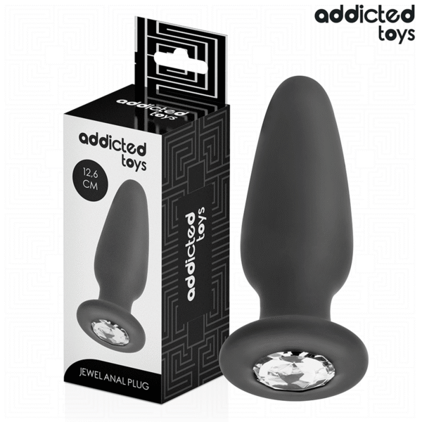 ADDICTED TOYS - PLUG ANAL AVEC BIJOU TAILLE L 12,6 CM