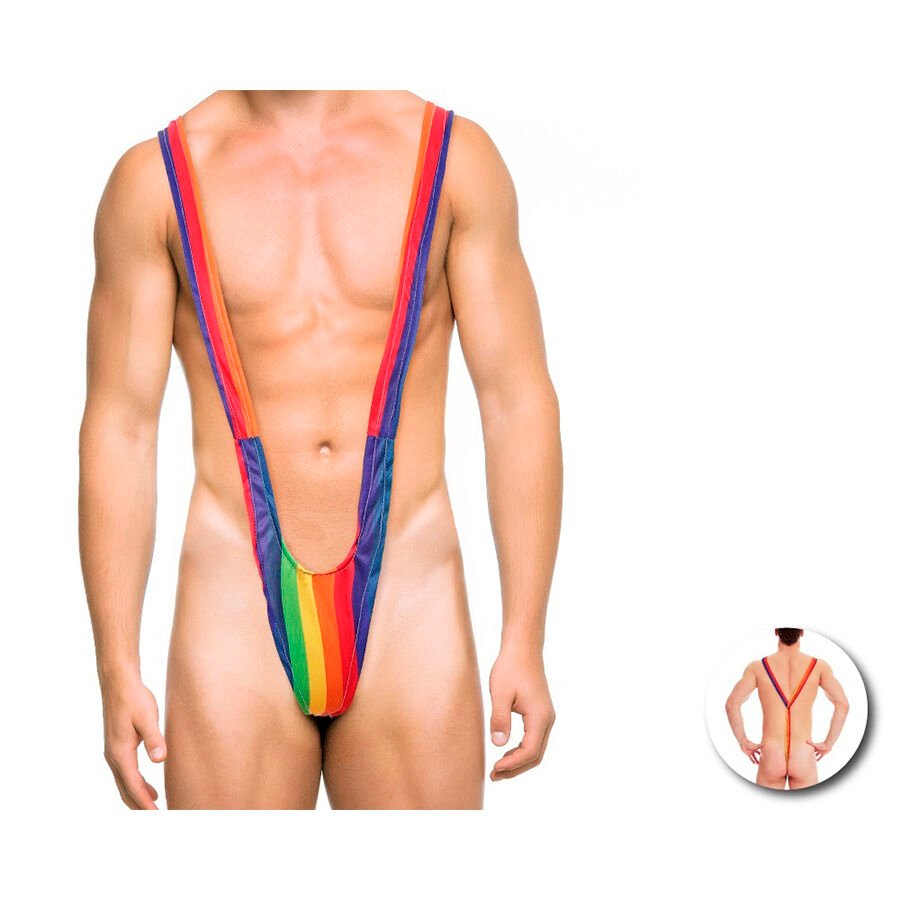 Fierté - Trikini Homme Drapeau Arc-En-Ciel | SexDelice