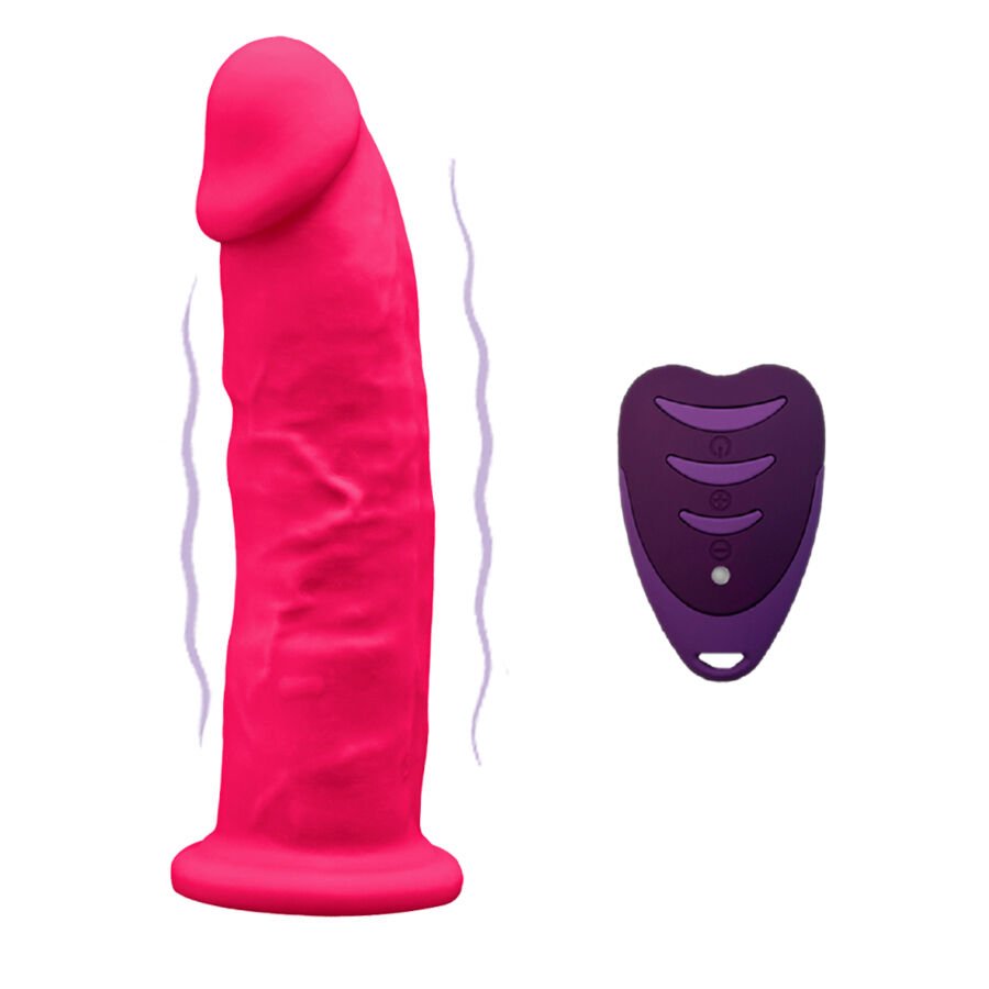 Silexd - Modèle De Pénis Réaliste 2 Rose + Télécommande Lrs 17 CM | SexDelice