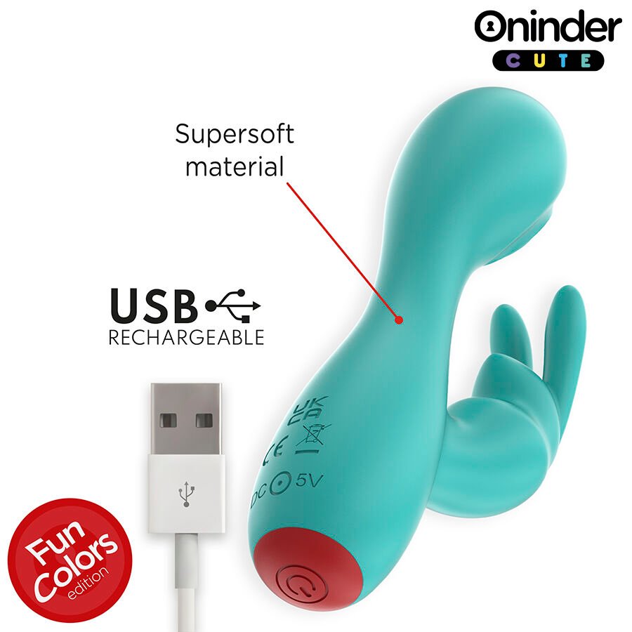Oninder Cute - Love Bunny Vibrateur Point G Et Clitoris - Application Mondiale Gratuite Noir | SexDelice – Image 7