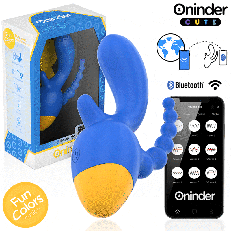 Oninder Cute - Love 3 Some Triple Vibrateur - Application Gratuite Dans Le Monde Entier | SexDelice