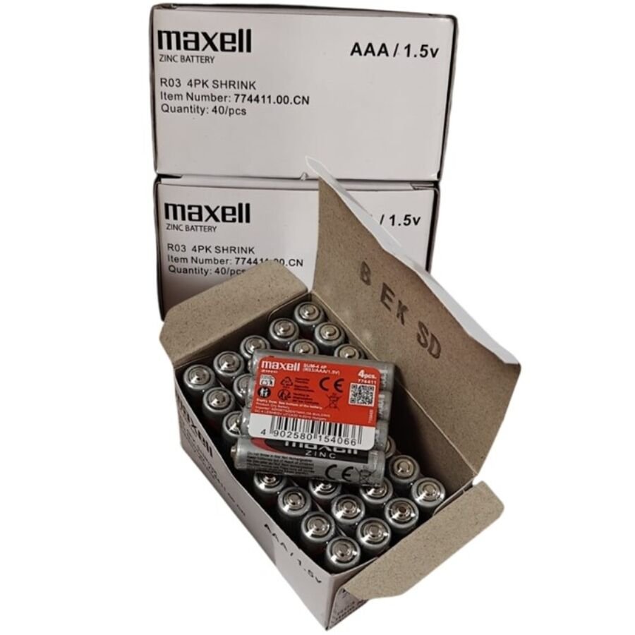 Maxell - Batterie Au Manganèse Aaa R03 RÉTRACTABLE*4 | SexDelice – Image 3