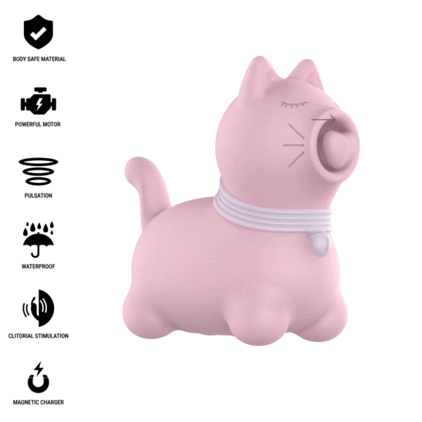 INTENSE - STIMULATEUR DE CLITORIS POUR CHIOT ROSE