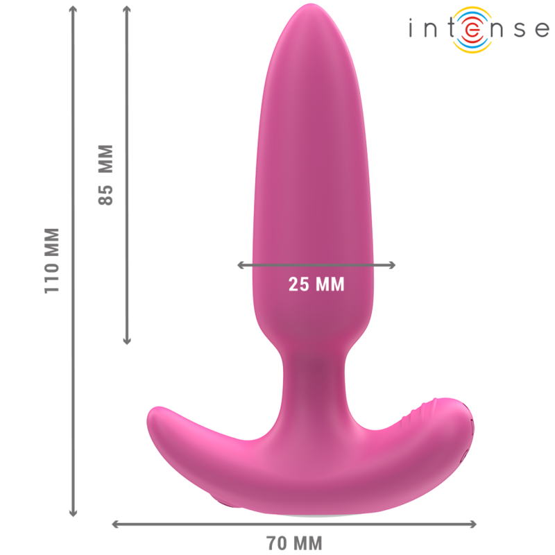 INTENSE - ROSS ANAL PLUG 10 VIBRATIONS ROSE TÉLÉCOMMANDE – Image 4