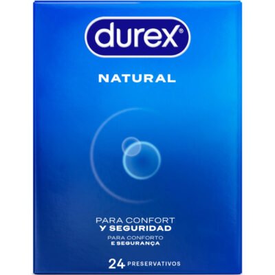 Préservatifs Durex Naturel Plus - Parfum Zeus - Boîte 24 unités