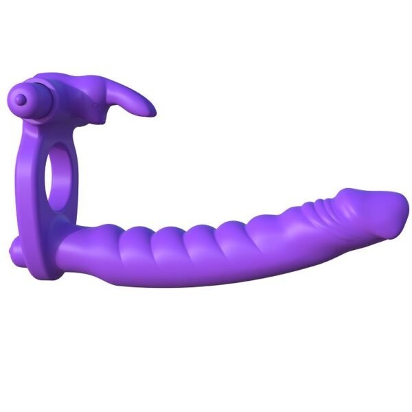 Fantasy C-Ringz - Silicone Double Vibrator Rabbit | SexDelice
