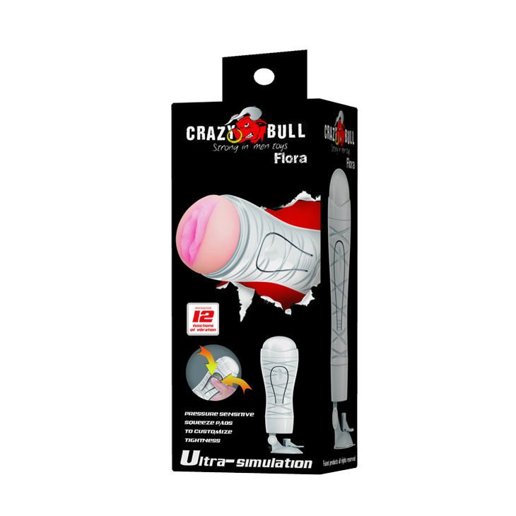 CRAZY BULL - MASTURBATEUR VAGIN RECHARGEABLE FLORA – Image 11