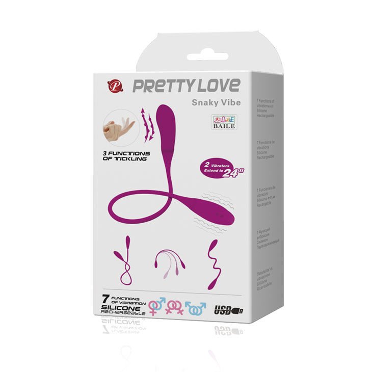 PRETTY LOVE - SMART VIBRATEUR SNAKY VIBE 7 V + 3 CHATOUILLES – Image 10