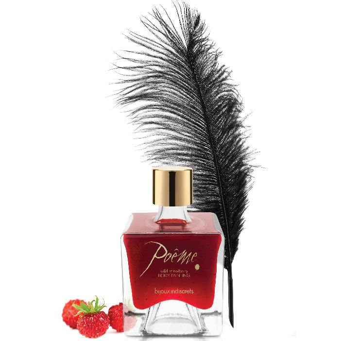 Bijoux - Poeme Peinture Comestible Fraise Des Sauvages 50 Gr | SexDelice – Image 2