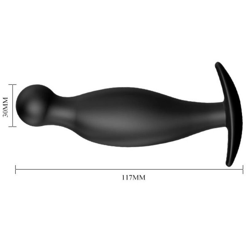 PRETTY LOVE - PLUG ANAL EN SILICONE E 11.7 CM NOIR – Image 5