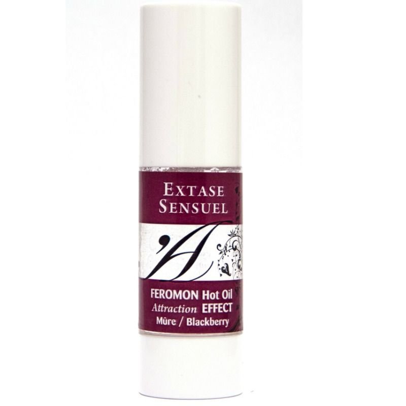 EXTASE SENSUAL - HUILE DE MASSAGE EFFET CHAUFFANT AUX PHÉROMONES DE MÛRE 30 ML – Image 3