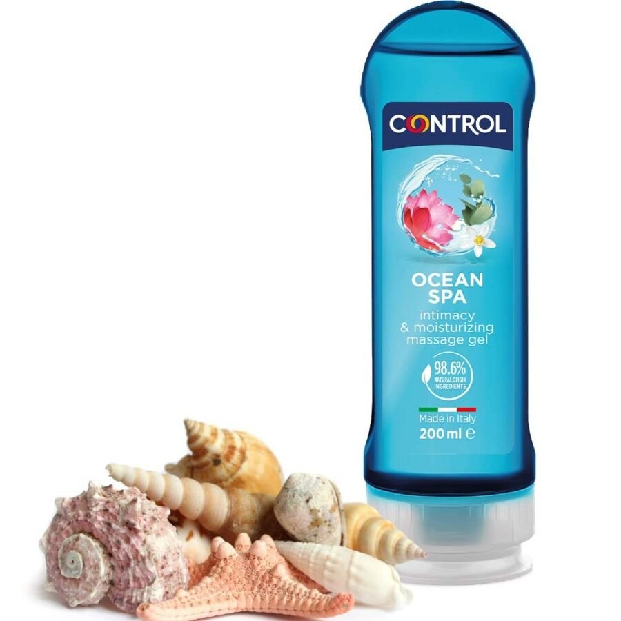 Control - 2 En 1 Massage & Plaisir Mer Méditerranée 200 ML | SexDelice