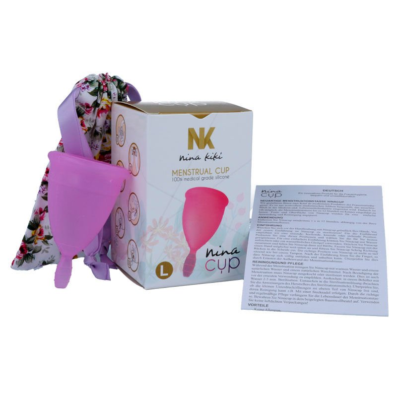 NINA KIKÍ - COUPE MENSTRUELLE VIOLET - TAILLE L – Image 2