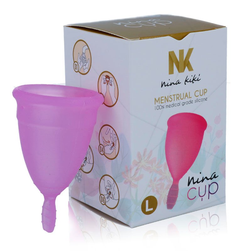 NINA KIKÍ - COUPE MENSTRUELLE VIOLET - TAILLE L – Image 4