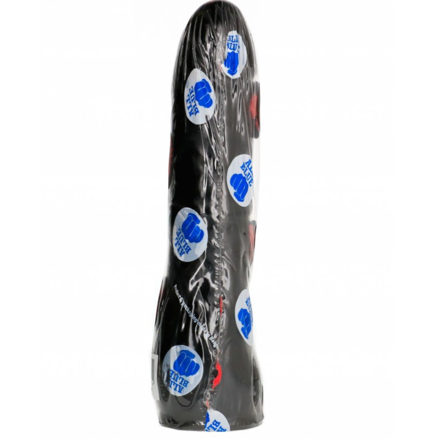 Gode réaliste noir 20 cm incurvé ergonomique – Image 4