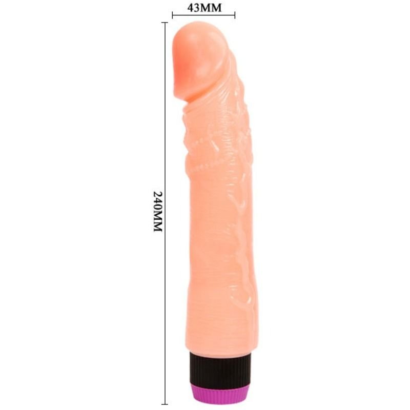 BAILE - VIBRATEUR NATUREL FLEXIBLE RÉALISTE 24 CM – Image 6