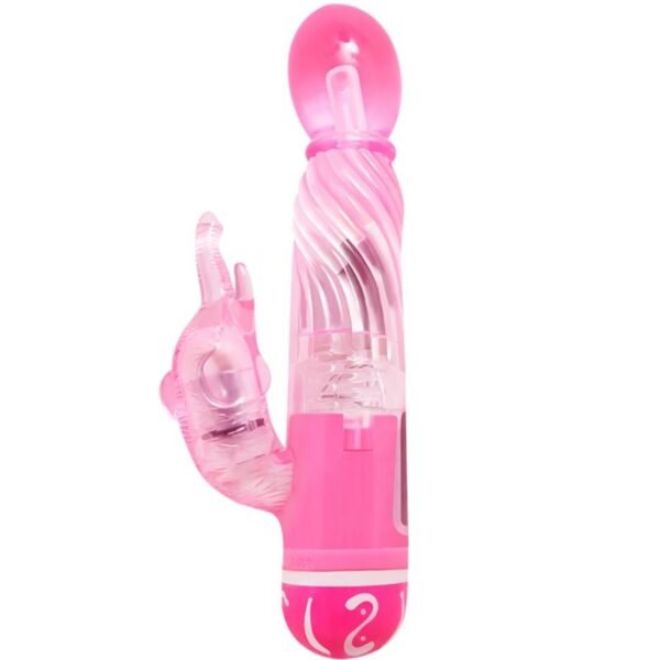 Baile - Vibrateur Multivitesses Avec Stimulateur Rose | SexDelice