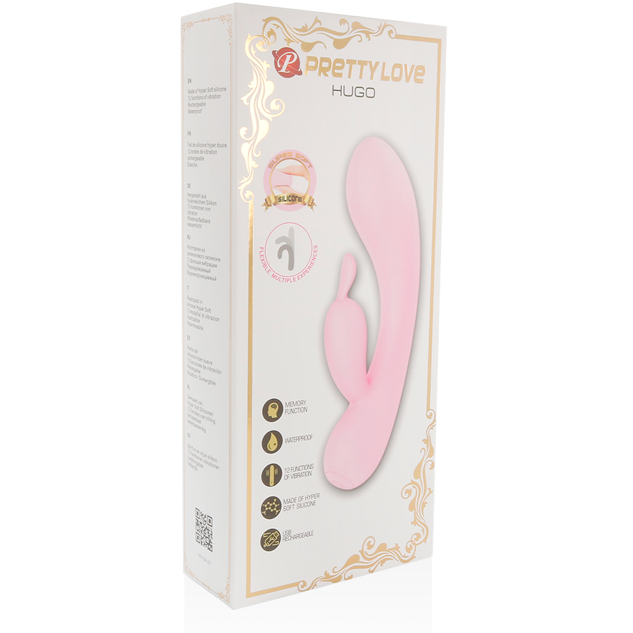 PRETTY LOVE - SMART VIBRATEUR AVEC OREILLES HUGO RABBIT – Image 3